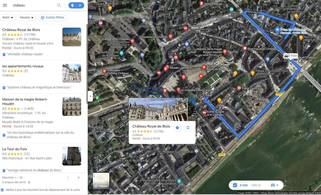 Appart Cosy Hypercentre Blois 5Mn Chateau Parking Voiture Velos Kültér fotó